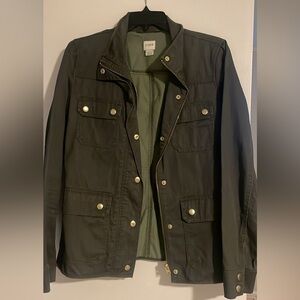 Green army jacket